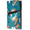 NFL Miami Dolphins Tropical Print PS5 Pro Console Skin